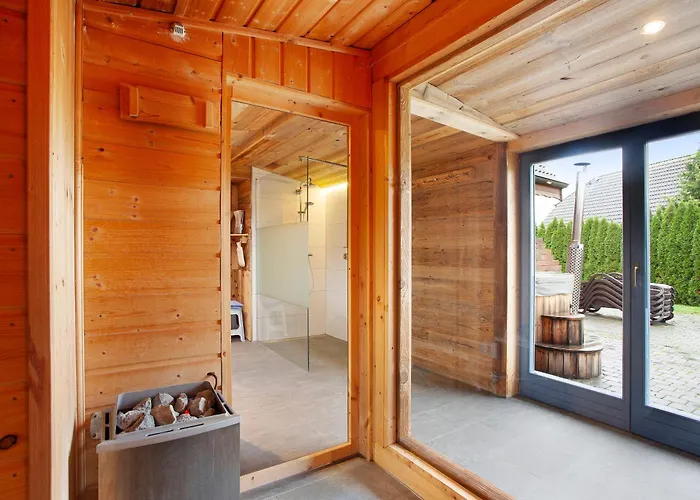 度假居 Holzhaus Zum Radekopf Mit Whirlpool *